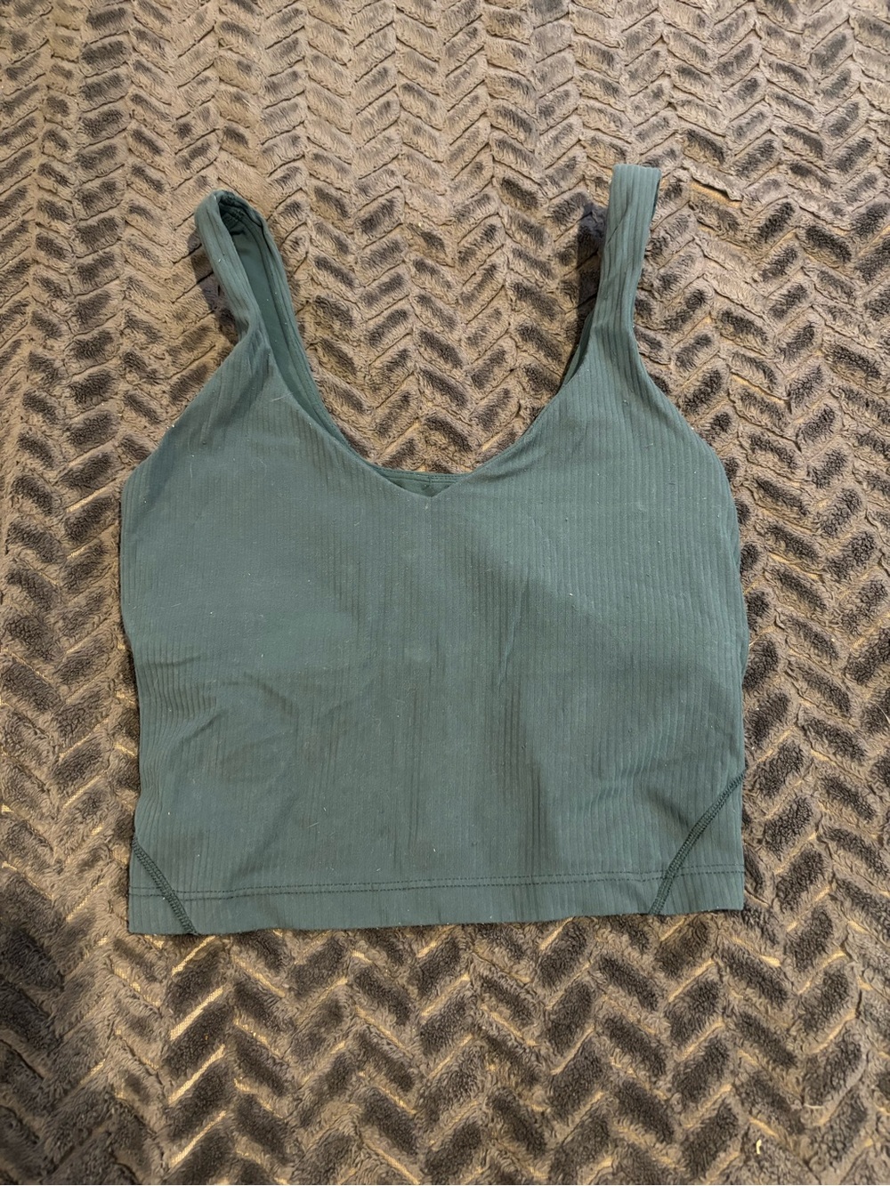 Ribbed Green lululemon align tank